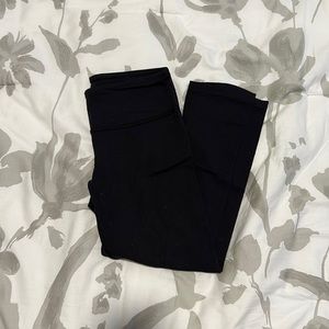 Black Cropped Lululemon Leggings 4
